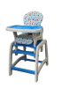 Dearbebe Baby High Chair with Playtable Conversion. Pink/Gree/Blue/Brown. EN14988 Standard