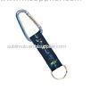 Outdoor Activities Silver Carabiner Key Chain With Heat Transfer Print Logo