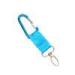 Nylon Blue Personalized Metal Carabiner ClipsFor Climbing / Outing Exploring