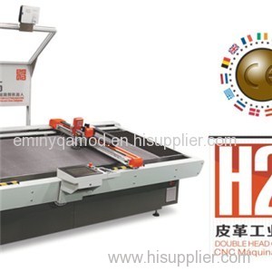 DOUBLE HEAD CNC LEATHER CUTTING MACHINE