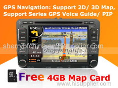 Car DVD Player with Digital Touchscreen GPS DVB-T CAN Bus for VW