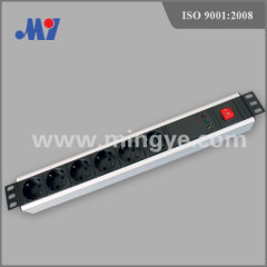 6 ways switch PDU socket