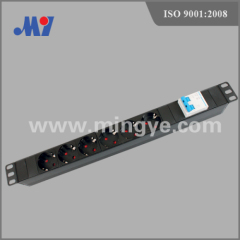 German PDU socket with cable and double air switch