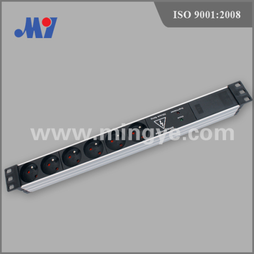 French PDU with surge protector