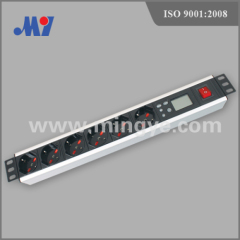 6 ways switch PDU socket