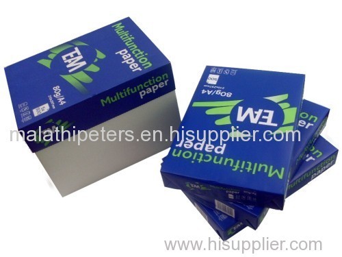 Highly popular Double A4 Copy Paper 80gsm white A4 print copy paper in office/school/home