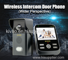 Kivos new product wireless video door phone audio intercom door phone door bell phone intercom