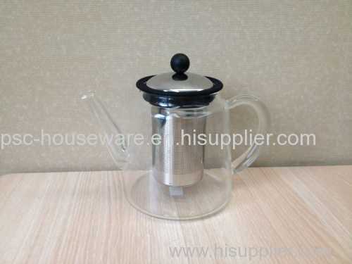 Heat Resistand Handmade Large Glass Teapot 700ml