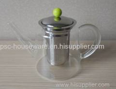 Heat Resistand Handmade Large Glass Teapot 700ml