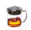 Small Flower Teapot 500ml With Stainless Steel Mesh Lid