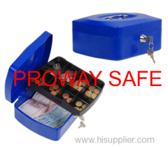 petty cash box Additional storage under cash tray