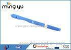48CM Length Plastic Collar Band / Light Blue Shirt Collar Support PVC Transparent