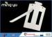 Mens Custom Wearing Shirt Collar Band GSM 350 Both White Cardboard