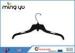 36gsm Plastic Clothes Hangers Black With Metal Hook 22.5cm Length