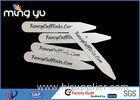 Mens Shirt Plastic Collar Stays / Garment Shirt Collar Stiffeners Plastic