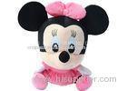 Sitting Mickey Mouse Animal Plush Toys Plush Stuffed With Pink Bows And Dress