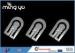 shirt plastic clips 3.4cm Rectangle Garment Package White Color