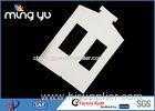 Solid Single White Cardboard T Shirt Form 400gsm Back Lining Shirt Packaging Collar Insert