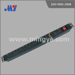 1U standard U.K. PDU socket