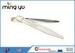Shiny Surface Metal Collar Stays Stiffeners Clothes 55.9mm Length
