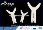 25cm Length Shirt Collar Support / 350 GSM White Shirt Stays Strip