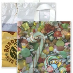 Promotional 15W X 18H Full Color Soft Loop Handle Bags