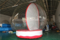 Christmas human inflatable snowing globes