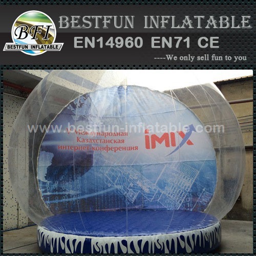 Giant christmas decoration inflatable snow globe