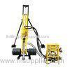 Electric Motor Portable Pneumatic DTH Drilling Rig with 0 - 80 rpm Rotation Speed