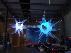 Inflatable star shape led lighting party decorations