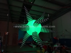 Inflatable star shape led lighting party decorations