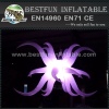 Lighting led inflatable fower party decorations with inflatable star