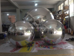 Durable PVC Wedding Stage Christmas Decoration Large Inflatable Mirror Ball