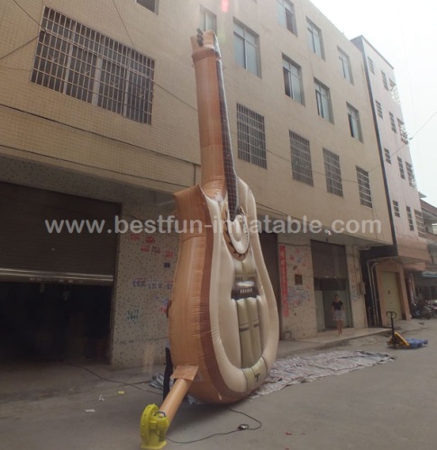 Promotion giant inflatable guita model