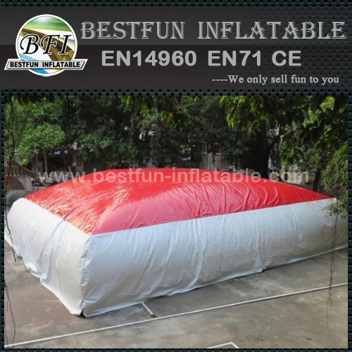 Inflatable free fall drop air bag for outdoor sports