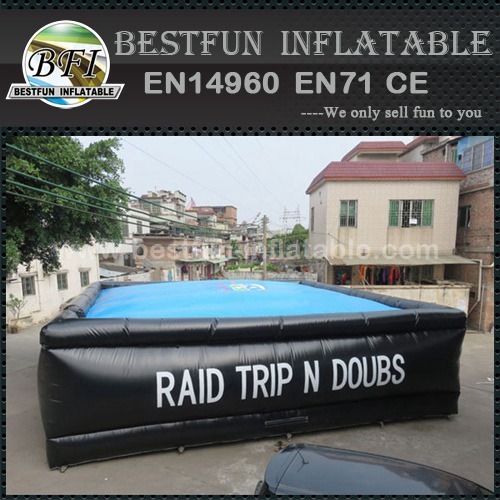 Inflatable big air bag for outdoor extreme sports