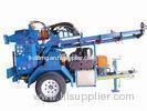 High Rotary Torque Hydraulic Trailer Mounted Portable Water Well Drilling Machines with DTH Hammer