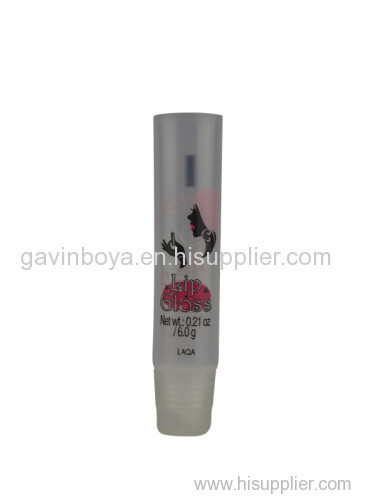 long cosmetic tube packaging with the long top cap