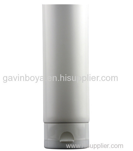 plastic tube cosmetic container with acrylic top cap