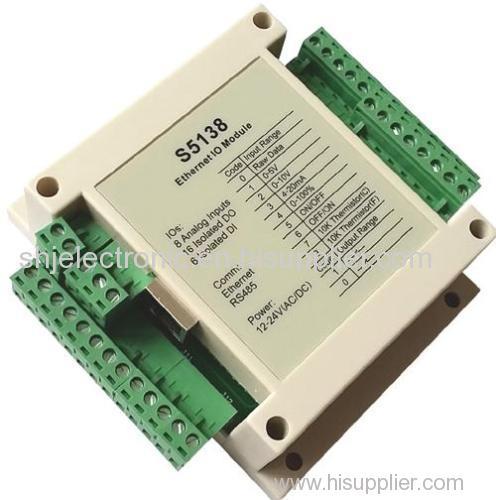 8-CH 0-10V 0-20mA NTC 10k thermistor analog input 16-ch isolated digital output 6 isolated digital input