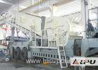 Economical Crawler Mobile Crusher / Mobile Crushing Plant For Limestone