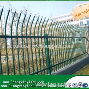 2rail Galvanized Community Steel Fence
