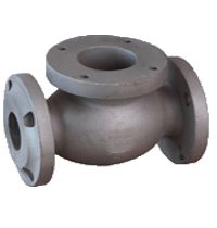 Steel casting machine part