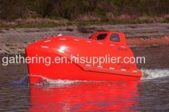 20 Persons Fiberglass Freefall Lifeboat with Lifeboat Davit