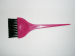 Purple shiny plastic tint brush