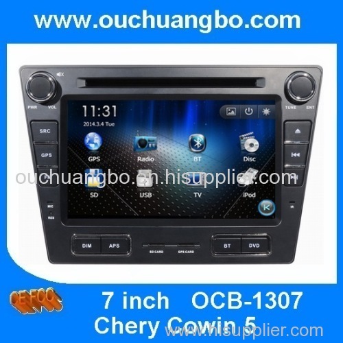 Ouchuangbo car DVD multimedia gps Chery Cowin 5 with USB MP3 steeing wheel control