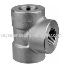 ASME B16.11 F316 Stainless Steel Thread Tee