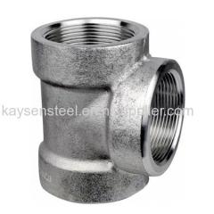 ASME B16.11 F316 Stainless Steel Thread Tee