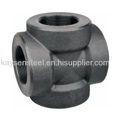 ASME B16.11 A105 Carbon Steel Forged Thread Cross SW/NPT