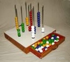 Counting And Colour Sorting Beads Set